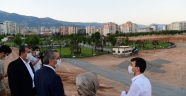 Başkan Güngör’den Aliya İzzetbegoviç Millet Bahçesi’nde inceleme