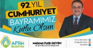 BAŞKAN GÜVEN’DEN 29 EKİM CUMHURİYET BAYRAMI MESAJI…