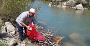 BAŞKAN GÜVEN VE EKİBİ, HURMAN NEHRİ'NDE TEMİZLİK YAPTI…