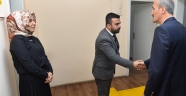 BAŞKAN OKAY, ÇALIŞMA ARKADAŞLARINI ZİYARET ETTİ