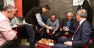 BAŞKAN OKAY’DAN ESNAFA SÜRPRİZ ZİYARET