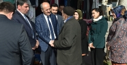 BAŞKAN OKAY SAKARYA ÇARŞISI ESNAFINI ZİYARET ETTİ
