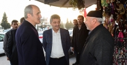 BAŞKAN OKAY SAKARYA ÇARŞISI ESNAFIYLA BİR ARAYA GELDİ