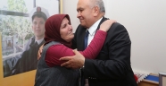 BAŞKAN TOLLU’DAN ŞEHİT AİLESİNE SÜRPRİZ ZİYARET