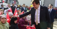 BAYIRBUCAK TÜRKMENLERİNE 47 TIR YARDIM