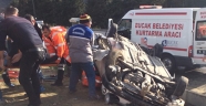 Burdur'da ticari taksi ile otomobil çarpıştı: 1 ölü, 5 yaralı