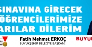 Büyükşehir Belediye Başkanı Erkoç: