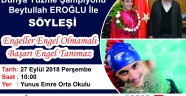 BÜYÜKŞEHİR’DEN ‘BAŞARI ENGEL TANIMAZ’ SÖYLEŞİ PROGRAMI
