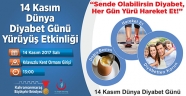 BÜYÜKŞEHİR’DEN DİYABET YÜRÜYÜŞÜ