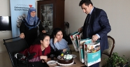 BÜYÜKŞEHİR’DEN ENGELLİ KARDEŞLERE DOĞUM GÜNÜ SÜRPRİZİ