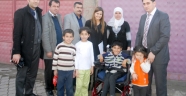 BÜYÜKŞEHİR ENGELLİ ÖĞRENCİYİ SEVİNDİRDİ