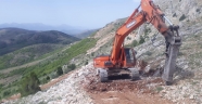 Büyükşehir yayla yolu yapımına başladı