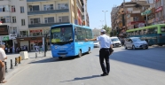 BÜYÜKŞEHİR ZABITASI TOPLU TAŞIMA ARAÇLARINDA KLİMA DENETİMİ YAPTI