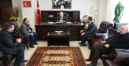 ÇADİR KENT YÖNETİMİNDEN MÜFTÜ GEVHER’E TEŞEKKÜR ZİYARETİ