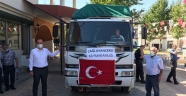 ÇAĞLAYANCERİT KAYMAKAMLIĞI’NDAN 1 TIR DOLUSU YARDIM