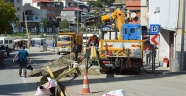 Çağlayancerit'te doğalgaz çalışması