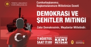 DEMOKRASİ VE ŞEHİTLER MİTİNGİ