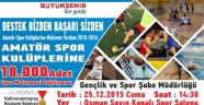 DESTEK BİZDEN BAŞARI SİZDEN