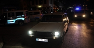 Drift yapıp kaçarken kovalamacayla yakalanan sürücü alkollü çıktı