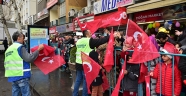 DULKADİROĞLU'NDAN 12 ŞUBAT KAHRAMANLARI ANISINA 12 BİN TÜRK BAYRAĞI