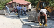 Ekinözü Kürtül Mahallesinde Kilitli Parke Çalışmaları devamları devam ediyor.