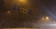 Elbistan-Göksun kara yolu yoğun kar yağışı nedeniyle ulaşıma kapandı