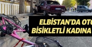 Elbistan'da otomobilin çarptığı bisiklet sürücüsü yaralandı
