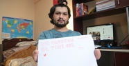 Elsiz ve ayaksız doğdu ama hayata sıkı sıkı sarıldı