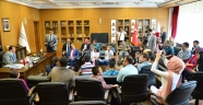 ENGELLİLERDEN BAŞKAN ERKOÇ’A ZİYARET