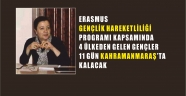 Erasmus Gençlik Hareketliliği Kahramanmaraş’ı Hareketlendirecek