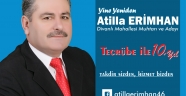 ERİMHAN: “MAHALLEMİZİ TARİHİ DOKUSUNA UYGUN DÖNÜŞTÜRECEĞİZ”