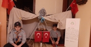 EVLERİ, İZCİ KAMPINA DÖNÜŞTÜRDÜLER