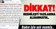 Facebooktaki Resmileşti Dikkat Zımbırtısı