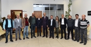 GAZETECİLERDEN BAŞKAN OKAY’A ZİYARET