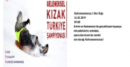 GELENEKSEL KIZAK TÜRKİYE ŞAMPİYONASI VE KAR GÜREŞİ ŞAMPİYONASI İLİMİZDE YAPILACAK