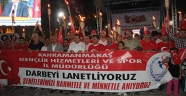 GENÇLİK DEMOKRASİ MEŞ'ALESİNİ YAKTI