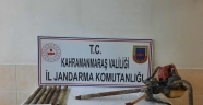 Göksun’da kaçak kazı yapan 2 kişi yakalandı