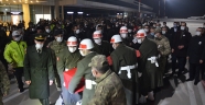 Hakkari'de çığ düşmesi sonucu şehit olan askerin cenazesi Kahramanmaraş'a getirildi
