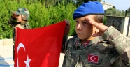 Hatay'da öğrencilerden Mehmetçik'e koreografili destek