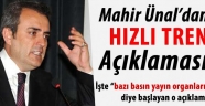 Hızlı tren üzerinden siyaset yapanların