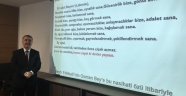 İÇ DENETİM BAŞKANI AHMET SANDAL STAJYER ÖĞRENCİLERE SEMİNER SUNDU