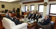 İl İstihdam ve Mesleki Eğitim Yürütme Kurulu Üyeleri, Rektör Deveci’yi Ziyaret Etti