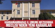 İL UMUMİ HIFZISSIHHA MECLİS KARARI