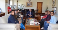 Iraklı Öğrenciler Rektör Prof. Dr. Durmuş Deveci’yi Ziyaret Etti