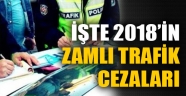 İşte 2018'in zamlı trafik cezaları