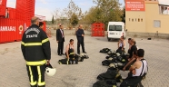 İTFAİYECİLERDEN NEFES KESEN EĞİTİM