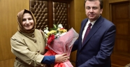 KADEM’DEN BAŞKAN ERKOÇ’A ZİYARET