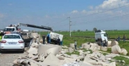 Kağıt Yüklü Tır Yoldan Çıktı