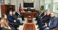 Kahramanmaraş Gazeteciler Cemiyeti yönetimi Dulkadiroğlu Belediyesinde