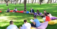 Kahramanmaraş Kalesi'nde kitap okuma etkinliği düzenlendi